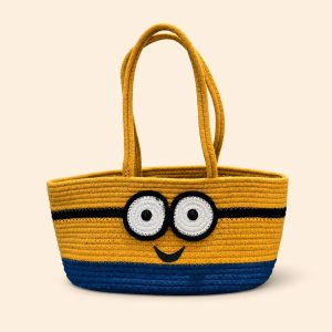 Braided Basket Yellow & Blue Minion