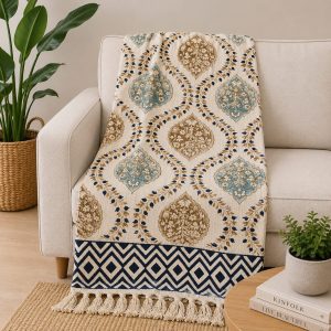 Block Print Throw Grace
