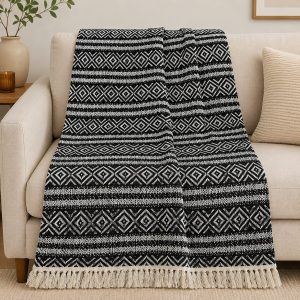 Elegant Throw Black